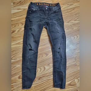 Rock Revival Sundee Mid Rise Skinny Distressed Jeans